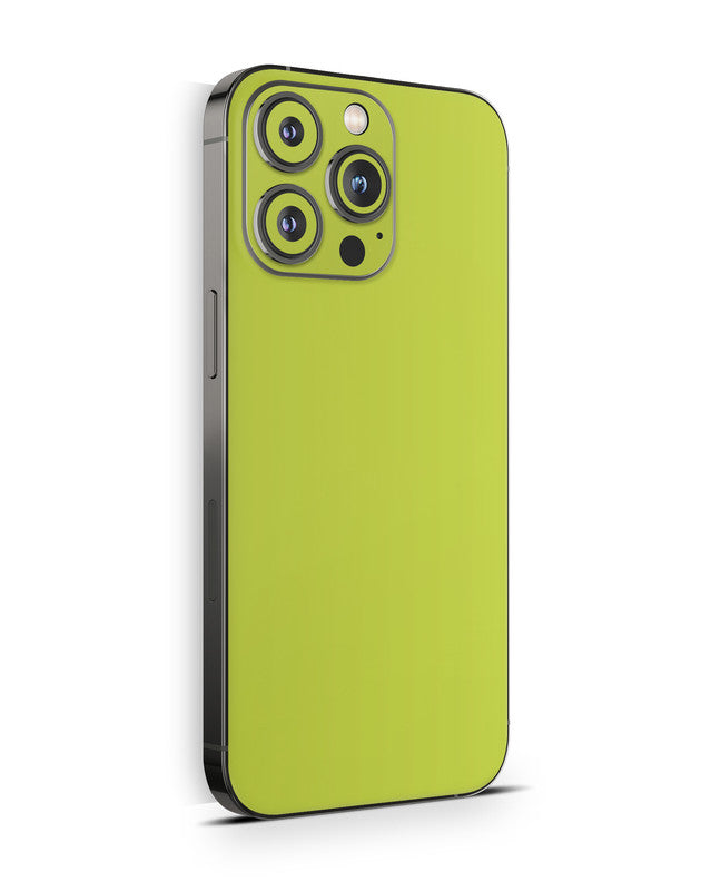 iPhone 16 Skin Schutzfolie Aufkleber Design Vinyl Folie Solid State lime Aufkleber Skins4u