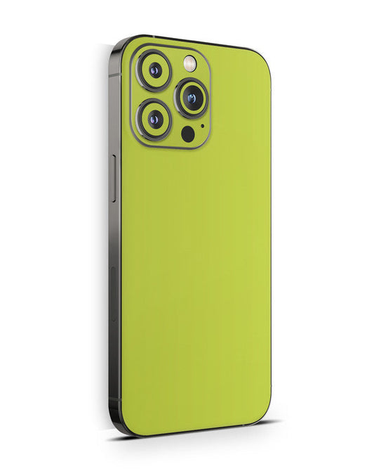 iPhone 16 Skin Schutzfolie Aufkleber Design Vinyl Folie Solid State lime Aufkleber Skins4u