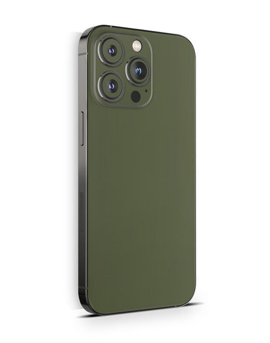 iPhone 16 Skin Schutzfolie Aufkleber Design Vinyl Folie Solid State olive Aufkleber Skins4u