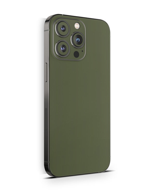 iPhone 13 Skin Schutzfolie Aufkleber Design Vinyl Folie Solid State olive Aufkleber Skins4u