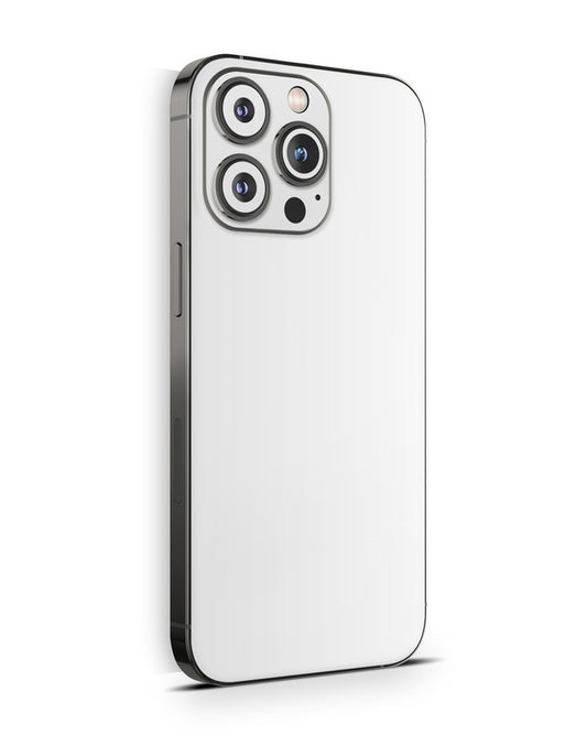 iPhone 15 Skin Schutzfolie Aufkleber Design Vinyl Folie Solid State weiss Aufkleber Skins4u