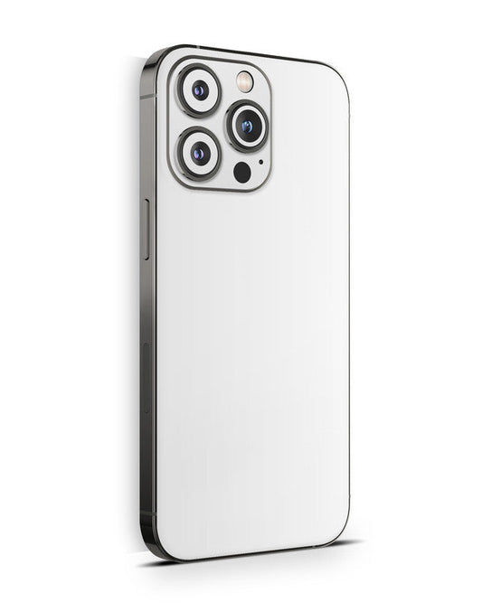 iPhone 16 Skin Schutzfolie Aufkleber Design Vinyl Folie Solid State weiss Aufkleber Skins4u