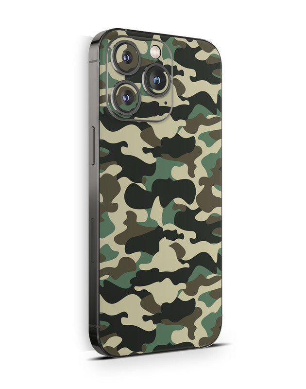 iPhone 16 Skin Schutzfolie Aufkleber Design Vinyl Folie Wood Camo Aufkleber Skins4u
