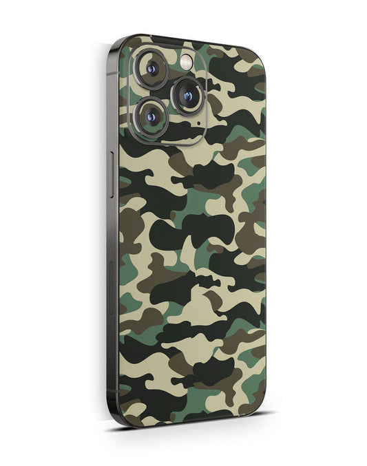 iPhone 16 Skin Schutzfolie Aufkleber Design Vinyl Folie Wood Camo Aufkleber Skins4u