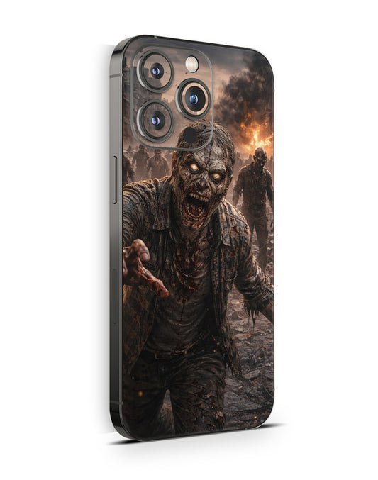 iPhone 15 Skin Schutzfolie Aufkleber Design Vinyl Folie Zombie Aufkleber Skins4u