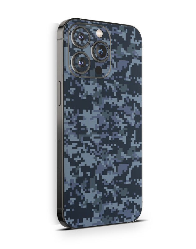 iPhone 11 Skin Schutzfolie Aufkleber Design Vinyl Folie digital navy Aufkleber Skins4u