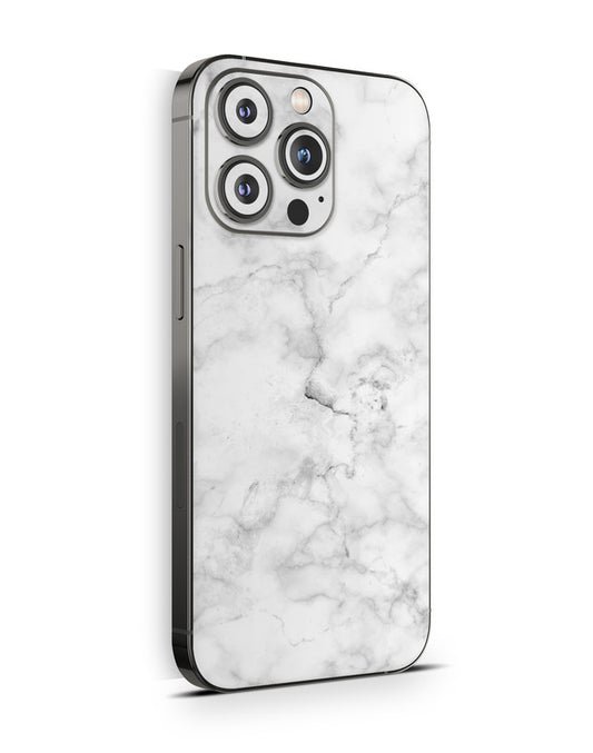 iPhone 14 Skin Schutzfolie Aufkleber Design Vinyl Folie marmor weiss
