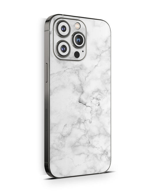 iPhone 16 Skin Schutzfolie Aufkleber Design Vinyl Folie marmor weiss Aufkleber Skins4u