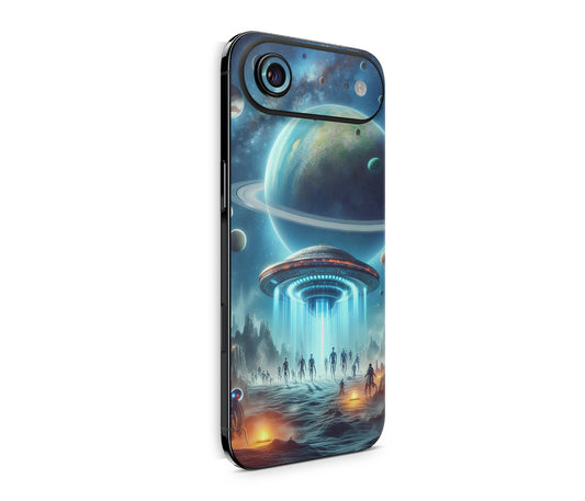 iPhone 17 Air Skin Design Schutzfolie Rückseite Aufkleber Skin Aliens Arives Aufkleber Skins4u