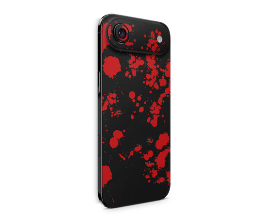 iPhone 17 Air Skin Design Schutzfolie Rückseite Aufkleber Skin Blood Black Aufkleber Skins4u