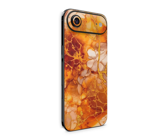 iPhone 17 Air Skin Design Schutzfolie Rückseite Aufkleber Skin Herbstgold Aufkleber Skins4u