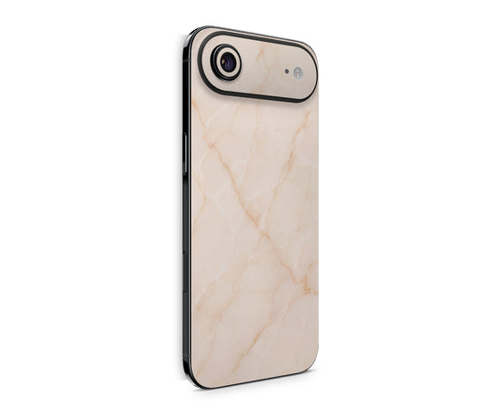 iPhone 17 Air Skin Design Schutzfolie Rückseite Aufkleber Skin Marmor rose KI Aufkleber Skins4u