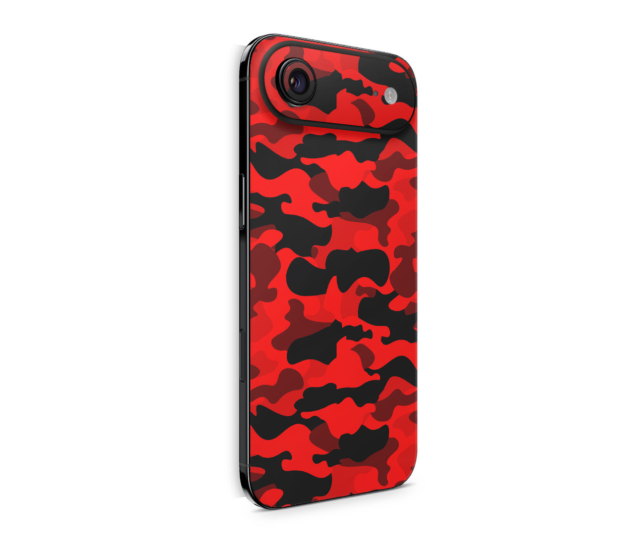 iPhone 17 Air Skin Design Schutzfolie Rückseite Aufkleber Skin Red Camouflage Aufkleber Skins4u