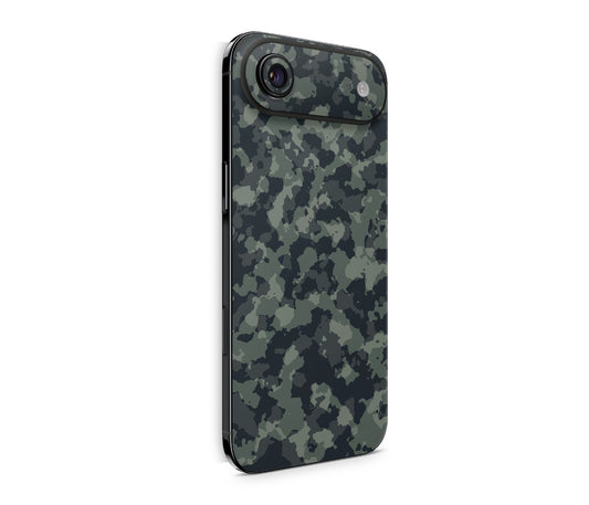 iPhone 17 Air Skin Design Schutzfolie Rückseite Aufkleber Skin Shadow Camo green Aufkleber Skins4u