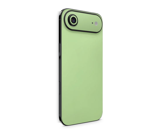 iPhone 17 Air Skin Design Schutzfolie Rückseite Aufkleber Skin Solid State Apfelgrun Aufkleber Skins4u