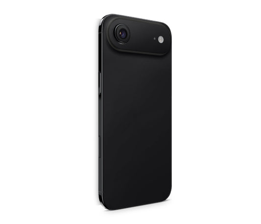 iPhone 17 Air Skin Design Schutzfolie Rückseite Aufkleber Skin Solid State Schwarz Aufkleber Skins4u