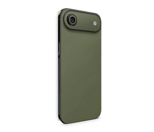 iPhone 17 Air Skin Design Schutzfolie Rückseite Aufkleber Skin Solid State olive Aufkleber Skins4u