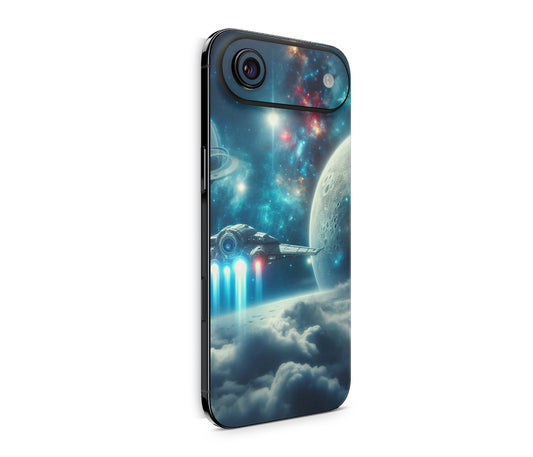 iPhone 17 Air Skin Design Schutzfolie Rückseite Aufkleber Skin Spaceship Aufkleber Skins4u
