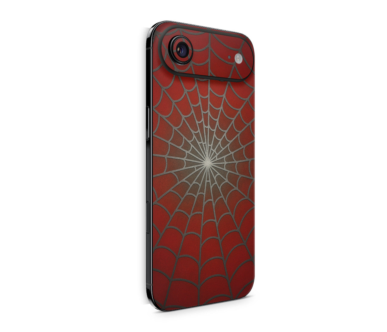 iPhone 17 Air Skin Design Schutzfolie Rückseite Aufkleber Skin Spiderweb rot Aufkleber Skins4u