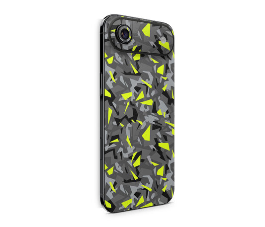 iPhone 17 Air Skin Design Schutzfolie Rückseite Aufkleber Skin Splatter Yellow Aufkleber Skins4u