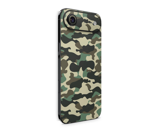 iPhone 17 Air Skin Design Schutzfolie Rückseite Aufkleber Skin Wood Camo Aufkleber Skins4u
