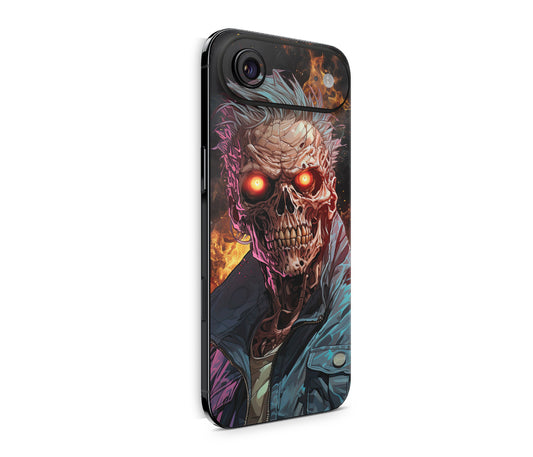 iPhone 17 Air Skin Design Schutzfolie Rückseite Aufkleber Skin Zombie Fire Aufkleber Skins4u