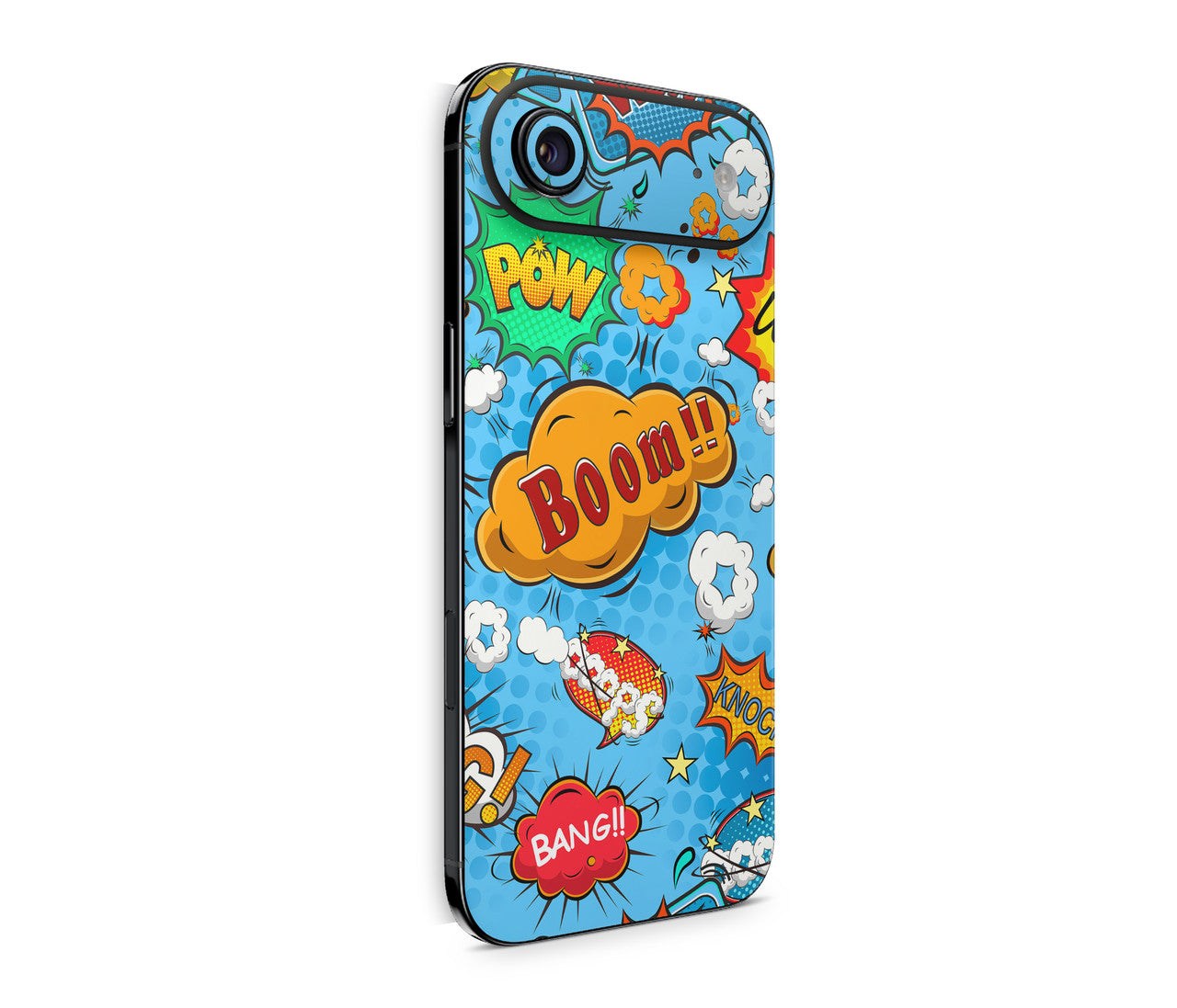 iPhone 17 Air Skin Design Schutzfolie Rückseite Aufkleber Skin comics blue Aufkleber Skins4u