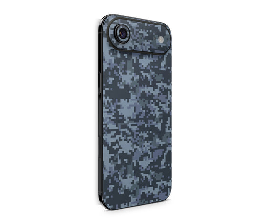 iPhone 17 Air Skin Design Schutzfolie Rückseite Aufkleber Skin digital navy Aufkleber Skins4u