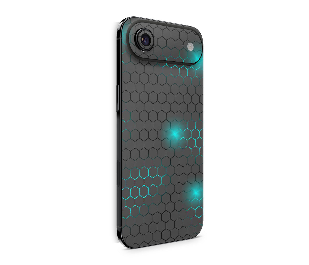 iPhone 17 Air Skin Design Schutzfolie Rückseite Aufkleber Skin exo small blue Aufkleber Skins4u