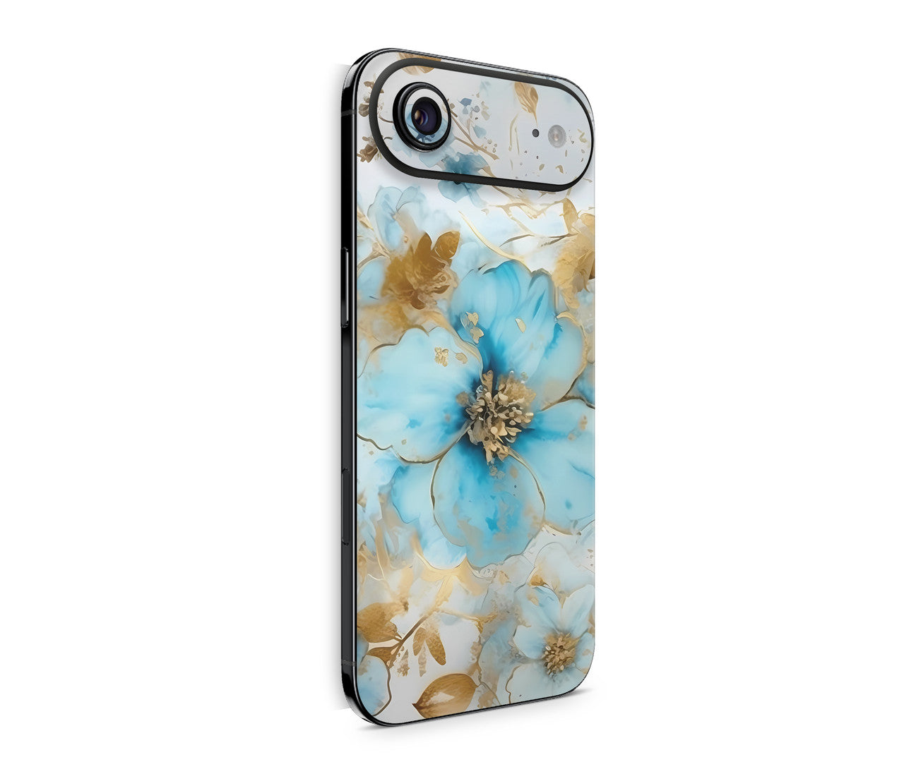 iPhone 17 Air Skin Design Schutzfolie Rückseite Aufkleber Skin gold blue fantasie Aufkleber Skins4u