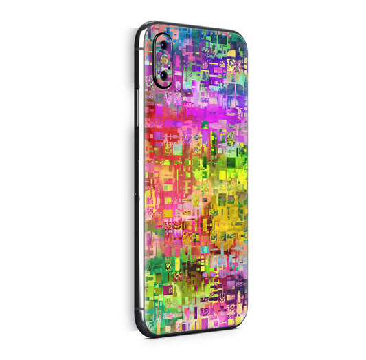 iPhone X Skin Design Vinyl Schutzfolie Backcover Abstract Aufkleber Skins4u
