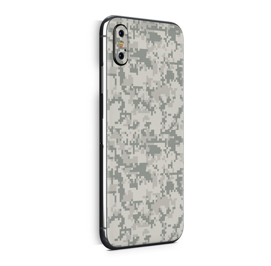 iPhone X Skin Design Vinyl Schutzfolie Backcover Acu Camo Aufkleber Skins4u