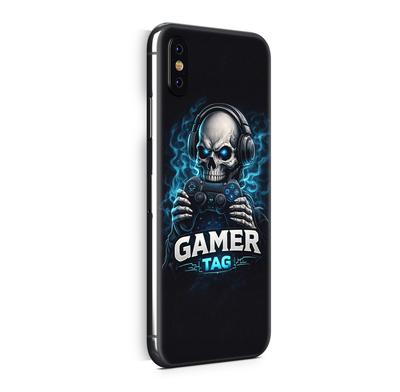 iPhone X Skin Design Vinyl Schutzfolie Backcover Gamer Skull Aufkleber Skins4u