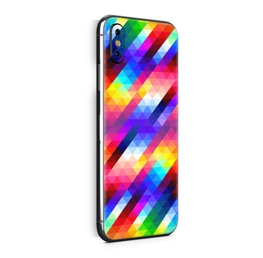 iPhone X Skin Design Vinyl Schutzfolie Backcover Geo Aufkleber Skins4u