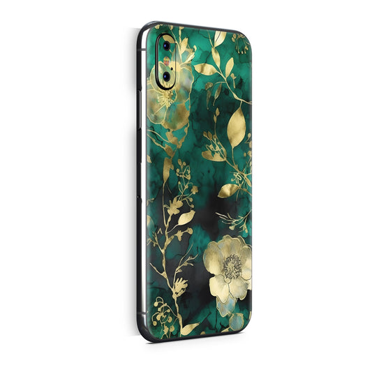 iPhone X Skin Design Vinyl Schutzfolie Backcover Green Hymn Aufkleber Skins4u