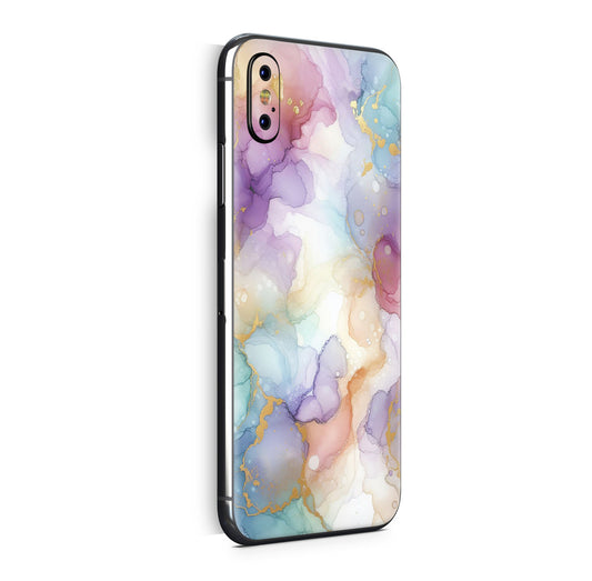 iPhone X Skin Design Vinyl Schutzfolie Backcover Lavender Aufkleber Skins4u