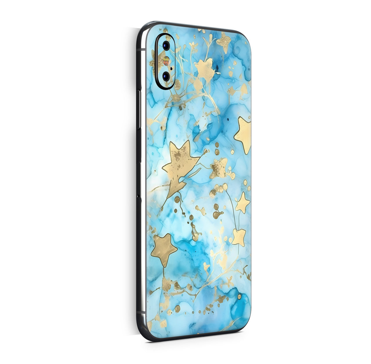 iPhone X Skin Design Vinyl Schutzfolie Backcover Light Stars Aufkleber Skins4u