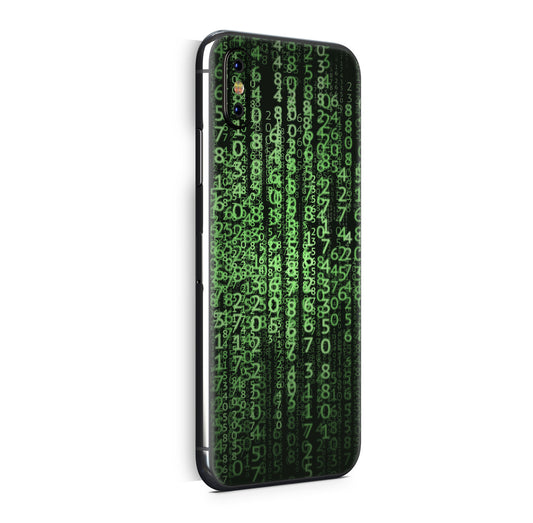 iPhone X Skin Design Vinyl Schutzfolie Backcover Matrix Aufkleber Skins4u