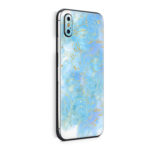 iPhone X Skin Design Vinyl Schutzfolie Backcover Nautiblue Aufkleber Skins4u