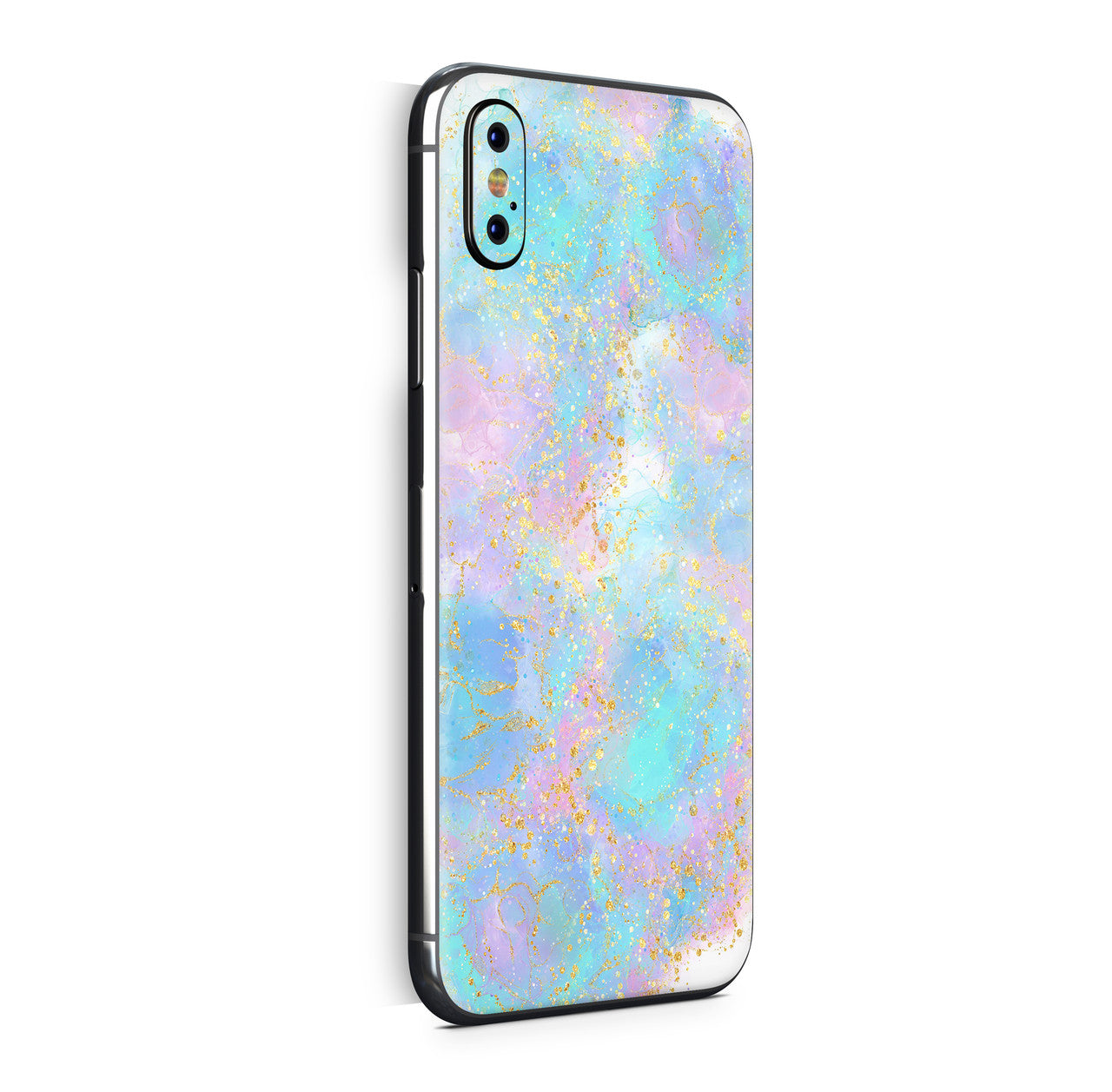 iPhone X Skin Design Vinyl Schutzfolie Backcover Pink Glitter Dreams Aufkleber Skins4u