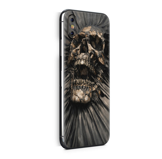 iPhone X Skin Design Vinyl Schutzfolie Backcover Skull Wrap Aufkleber Skins4u