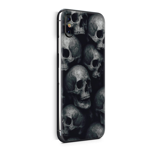iPhone X Skin Design Vinyl Schutzfolie Backcover Skulls new Aufkleber Skins4u