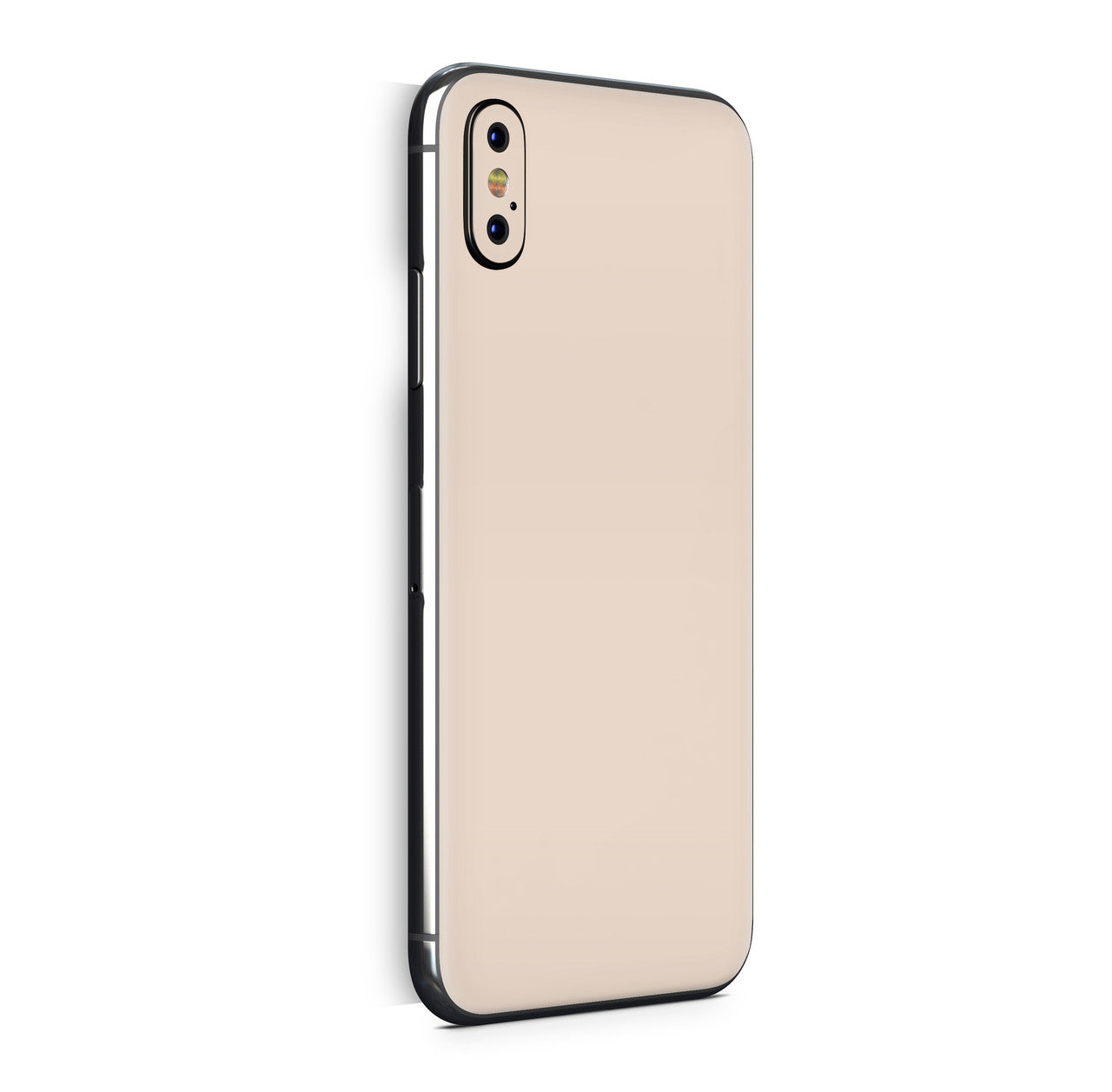 iPhone X Skin Design Vinyl Schutzfolie Backcover Solid State Cream Aufkleber Skins4u