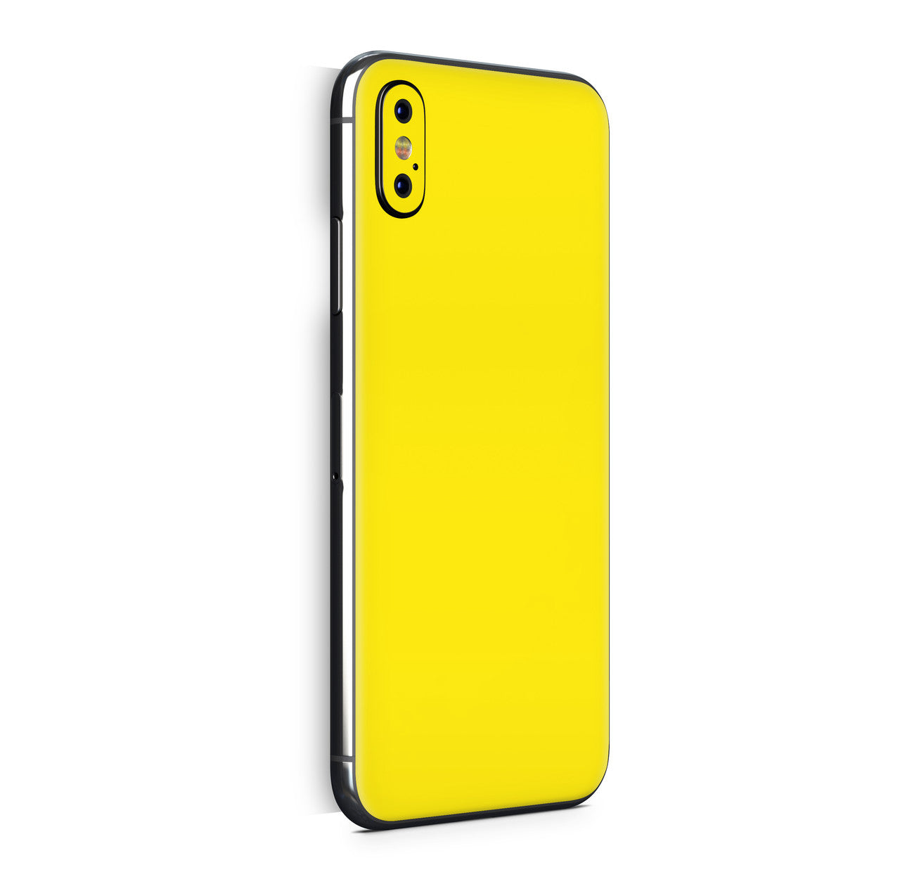 iPhone X Skin Design Vinyl Schutzfolie Backcover Solid State gelb Aufkleber Skins4u