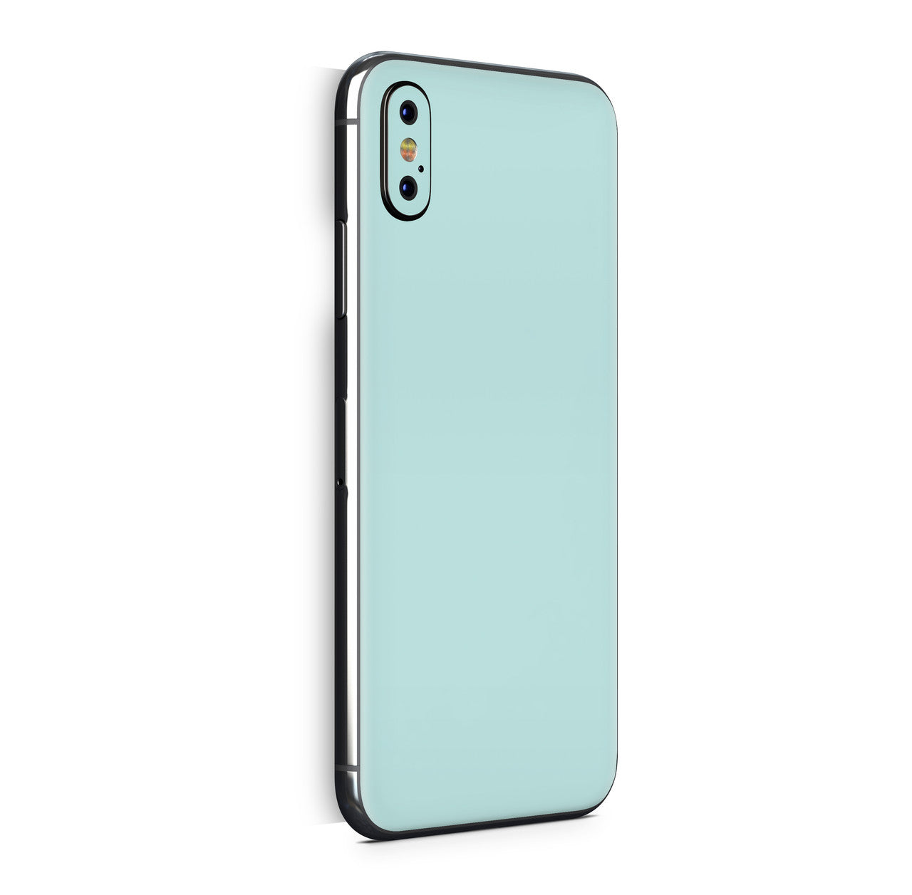 iPhone X Skin Design Vinyl Schutzfolie Backcover Solid State mint Aufkleber Skins4u