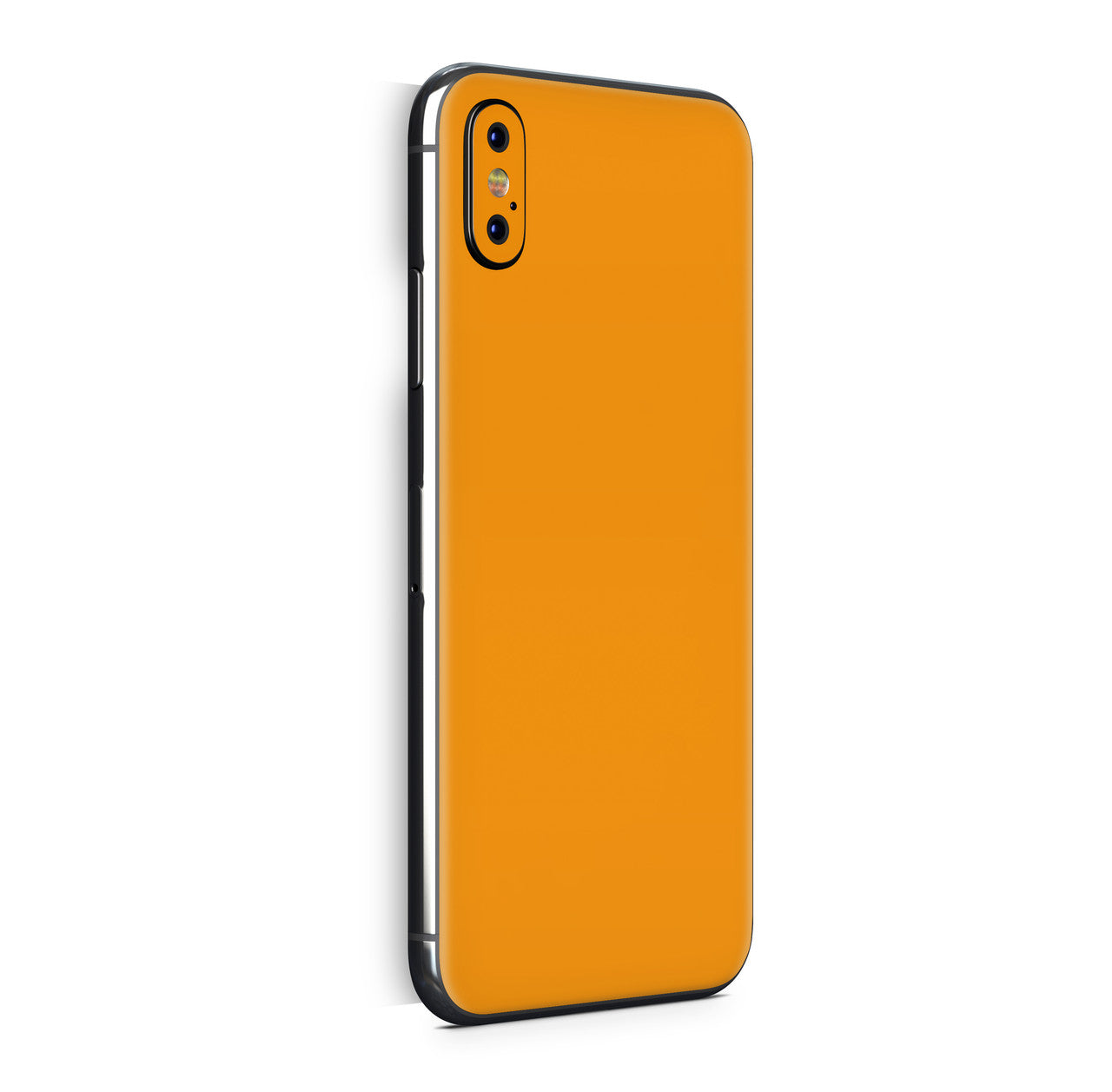 iPhone X Skin Design Vinyl Schutzfolie Backcover Solid State orange Aufkleber Skins4u