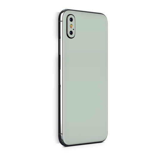iPhone X Skin Design Vinyl Schutzfolie Backcover Solid State pistazie Aufkleber Skins4u