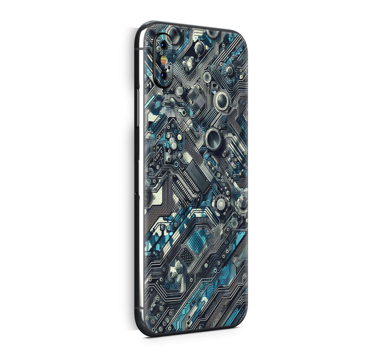 iPhone X Skin Design Vinyl Schutzfolie Backcover Technical Aufkleber Skins4u