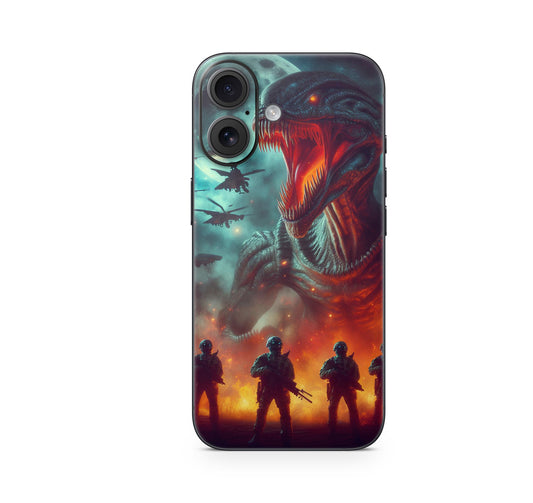 iPhone 17 Skin Design Schutzfolie Vinyl Cover Alien Marines Aufkleber Skins4u