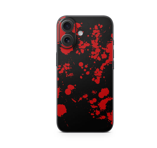 iPhone 17 Skin Design Schutzfolie Vinyl Cover Blood Black Aufkleber Skins4u